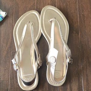 Brand new Tory Burch Sandals. Rose Gold.